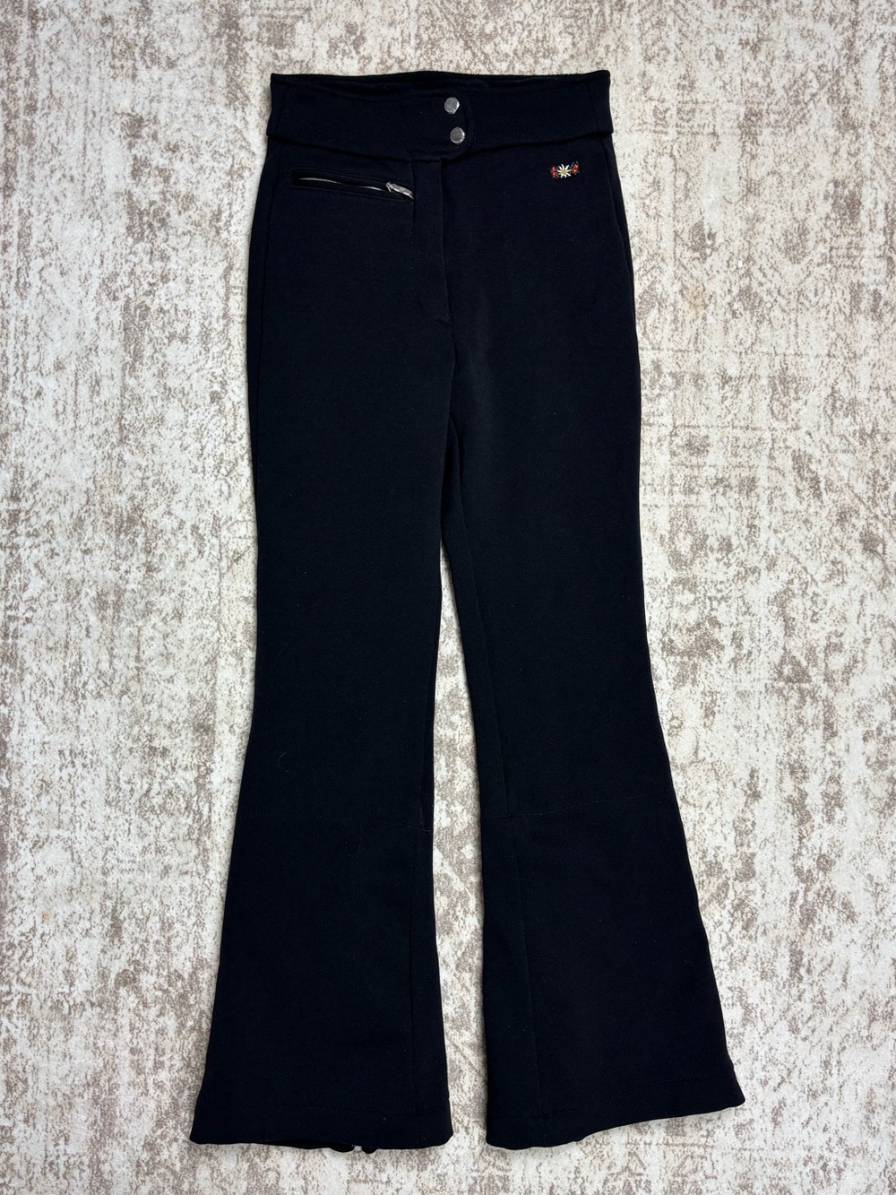 Post Card Vintage Stretch Flare Ski Pants Size 4
